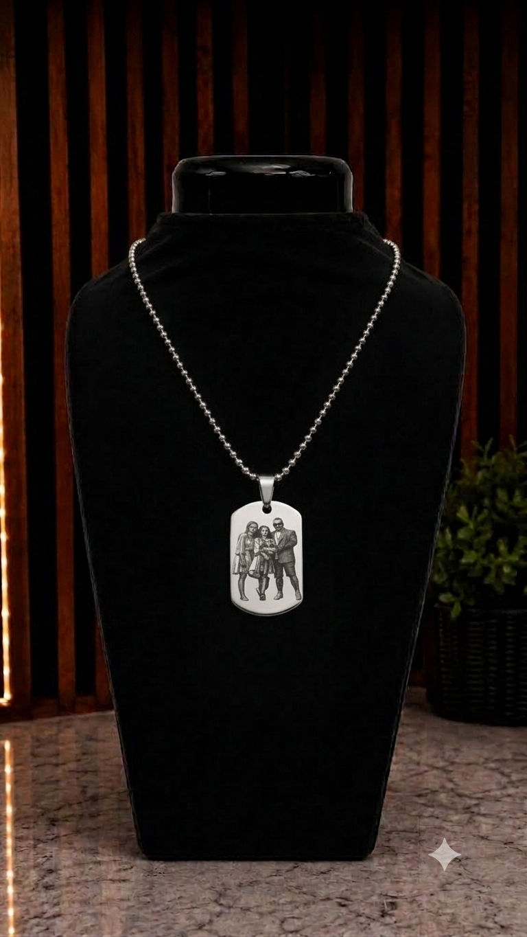 Colier barbati stil rosary B17